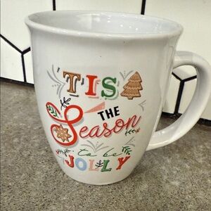 Royal Norfolk White Mug with Festive Multicolor Design